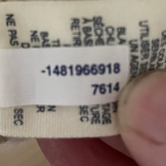 American Eagle Sweatshirt Women Size XL Ivory 1/2 Zip Hoodie Vintage Y2K - Picture 8 of 8